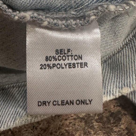 Veveret Denim Utility Jean Jacket Oversized Light Wash Oversized Womens Size M - Picture 11 of 15